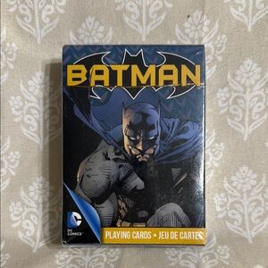 DC Comics Batman Playing Cards - Black, Blue, and Yellow